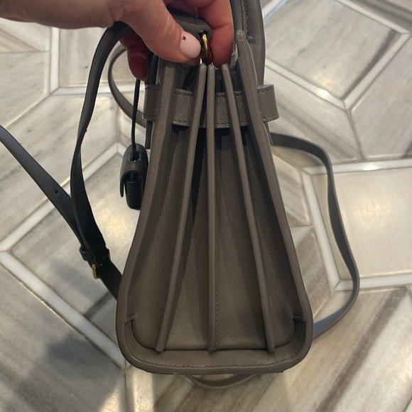 Saint Laurent Nano Sac de Jour grey - Picture 6 of 13